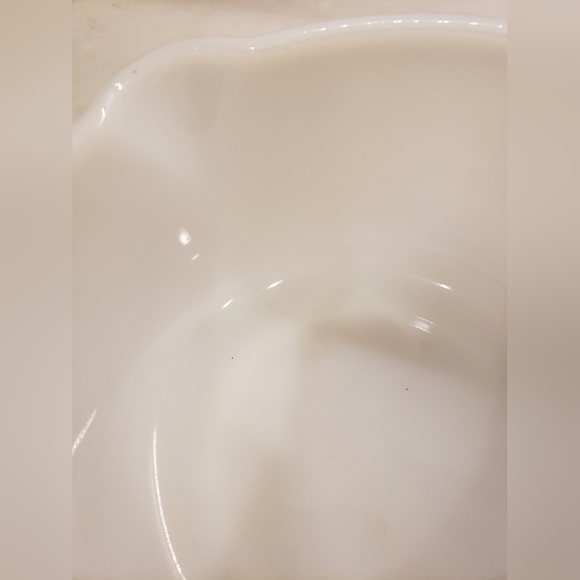 White Glasbake size 14 mixing bowl with spout for Sunbeam mixer - Picture 4 of 6